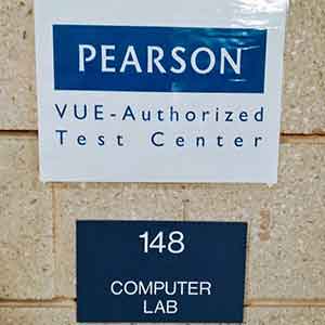 Pearson Vue Test Center located in Edgewood Hall at Harford Community College.